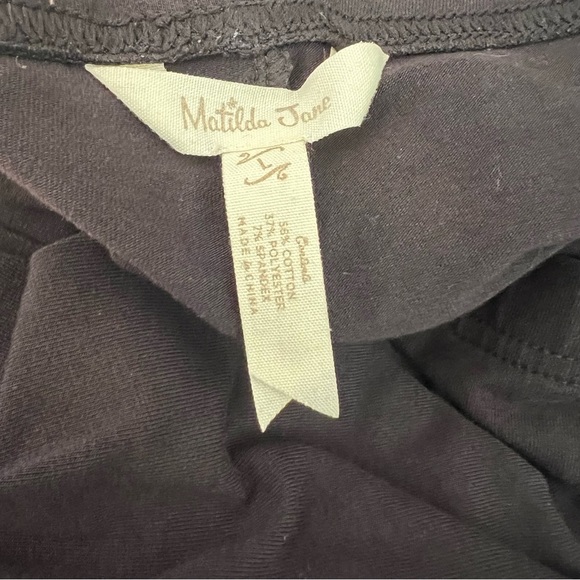 Matilda Jane women’s size L black knit pants, good preowned condition - Picture 7 of 10